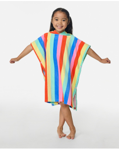 Rip Curl Girls MIXD SNAP CTTN HOODED TOW MULTICO