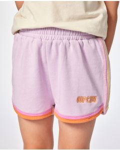 Rip Curl Girls SURF REVIVAL FLEECE SHORT LIGHT PURPLE