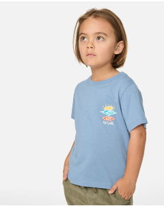 Rip Curl Boys ICONS OF SHRED TEE FADED DENIM