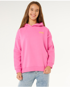 Rip Curl Girls SURF PUFF HOOD SUPER PINK