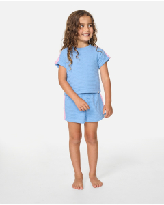 Rip Curl Girls SURF MAGIC BOBBI TEE CORNFLOWER BLUE