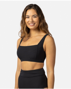 Rip Curl Women's PREMIUM SURF D-DD CROP BLACK