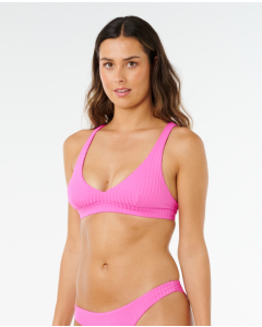 Rip Curl Women's PREMIUM SURF MULTI FIT HALTER SUPER PINK