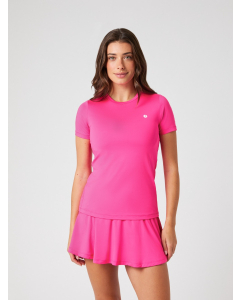 Björn Borg Women's ACE SLIM T-SHIRT pink glow