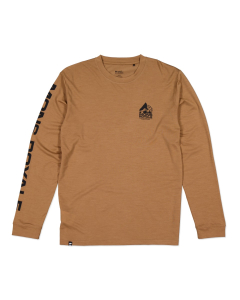 Mons Royale Men's Icon Merino LS Classic Toffee