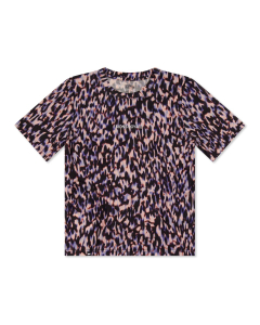 Mons Royale Women's Icon Merino Tee rock leopard