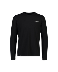 Mons Royale Men's Cascade Longsleeve Merino Base Layer Black