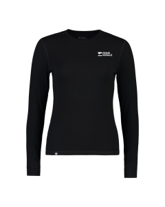 Mons Royale Women's Cascade Longsleeve Merino Base Layer Black