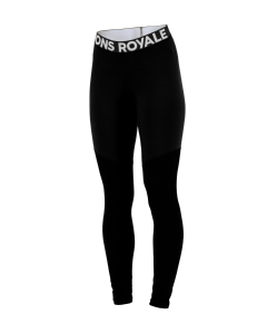 Mons Royale Women's Cascade Legging Merino Base Layer Black