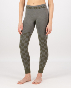 Mons Royale Women's Ascender Merino Legging Seamless Dried Sage