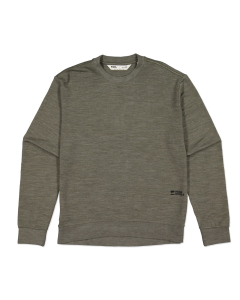 Mons Royale Women's Horizon Merino Crew Dark Olive