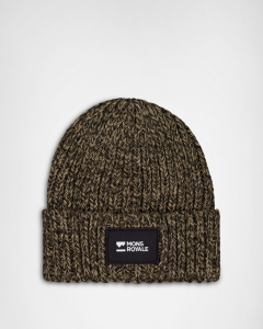 Mons Royale Triple Treat Merino Beanie Dark Olive