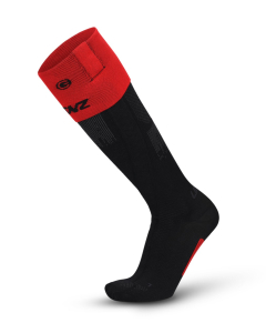 Lenz heat sock 7.1 toe cap schwarz/rot