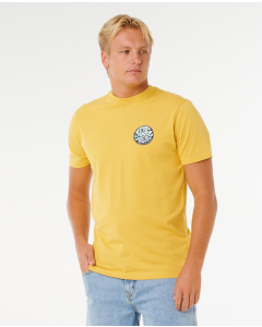 Rip Curl Men's WETTIE PASSAGE ICON TEE OCHRE