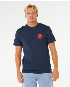 Rip Curl Men's WETTIE ICON TEE DARK NAVY