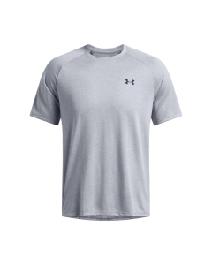 UA Men's Herren UA Tech SS 1326413 036 steel light heather-black
