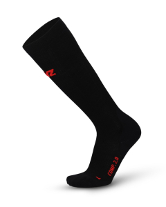 Lenz Socken compression 2.0 merino schwarz