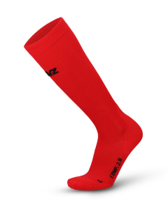 Lenz Socken compression 2.0 merino rot