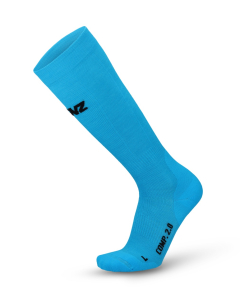 Lenz Socken compression 2.0 merino azur