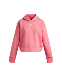 UA Girls Rival Fleece-Croptop 1379517 600 bittersweet pink-white