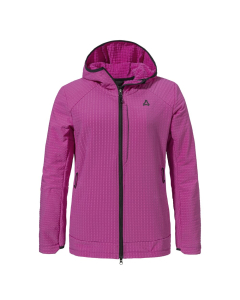 Schöffel Women's Fleece Hoody Style Enixa fuchsia