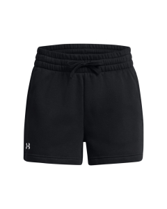 UA Women's Rival Fleece Shorts 1382723 001 black