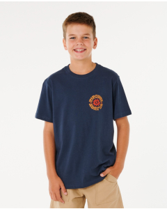 Rip Curl Boys PACIFIC RINSE CIRCLE TEE DARK NAVY