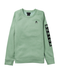 Burton Women's Oak Crewneck Fleece Soft Sage Heather
