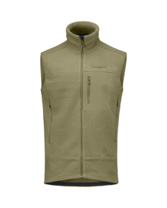 Norröna Men's trollveggen warm3 Vest Deep Lichen Green