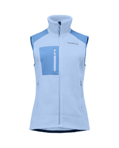 Norröna Women's trollveggen warm3 Vest Cashmere Blue/Allure