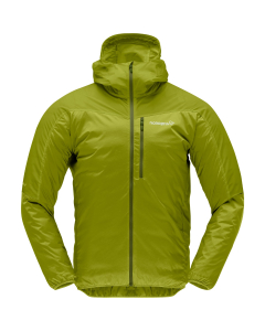 Norröna Men's falketind aero60 Zip Hood Golden Lime