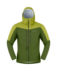 Norröna Men's falketind dri1 Jacket Pesto/Golden Lime