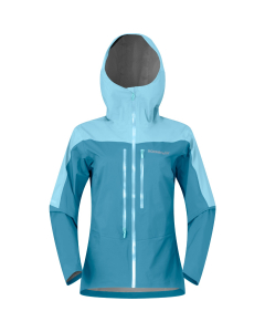 Norröna Women's falketind dri1 Jacket Brittany Blue/Aqua Haze
