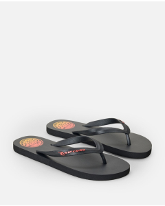 Rip Curl Men's ICONS OF SURF BLOOM OPEN TOE BLACK/ORANGE