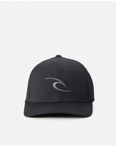 Rip Curl Men's TEPAN 2.0 FLEXFIT CAP BLACK