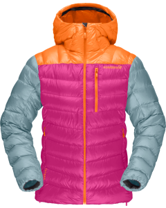 Norröna Women's lyngen down850 Hood Festival Fuchsia