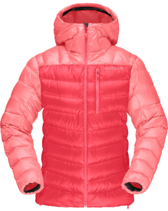Norröna Women's lyngen down850 Hood Watermelon