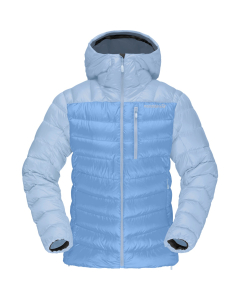 Norröna Women's lyngen down850 Hood Allure/Cashmere Blue