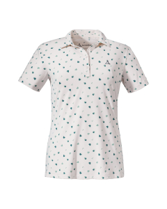 Schöffel Women's Polo Shirt Achhorn whisper white