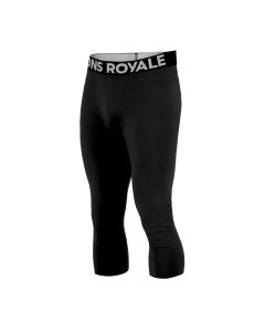 Mons Royale Men's Cascade Merino 3/4 Legging black