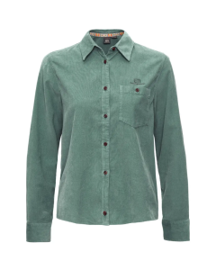 Elevenate Women's Estate Cord Shirt Sea Green
