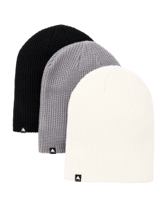 Burton Recycled DND Beanie (3 Pack) True Black/Shar