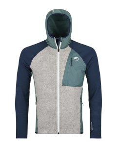 Ortovox Men's FLEECE GP CLASSIC KNIT HOODY arctic grey