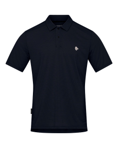 Norröna Men's femund equaliserUll Polo Shirt Caviar Black
