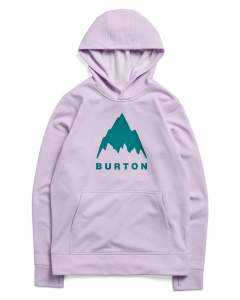 Burton Kids Oak Pullover Hoodie Moondust Htr