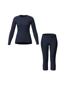 Löffler Women's SET 3/4 PANTS TRANSTEX® WARM 28054 DARK BLUE 495