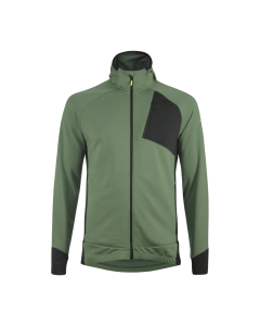 Löffler Men's ZIP-HOODY TECH-MERINO 30045 PINE 327