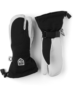 Hestra Women's Heli Ski Female - 3 Finger Black/Offwhite