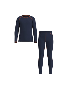 Löffler Kids SET LONG TRANSTEX® WARM 30704 DARK BLUE 495
