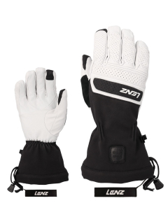 Lenz Women's think about ski glove weiß/schwarz